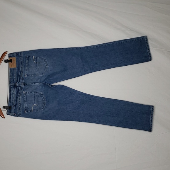 Vintage American Eagle Womens Straight 77 Low Rise Jeans Size 12 Y2K Cotton - Picture 7 of 16